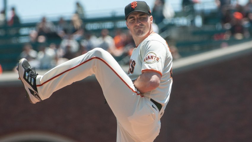 May 17, 2023; San Francisco, California, USA; San Francisco Giants relief pitcher Ross Stripling (48) throws a pitch during the first inning against the Philadelphia Phillies at Oracle Park. Mandatory Credit: Ed Szczepanski-USA TODAY Sports