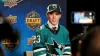 Like Celebrini, Sharks prospect Smith to live with a franchise legend