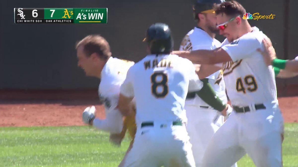 Tyler Wade's speed fuels walk-off in Athletics' wild win vs. White Sox –  NBC Sports Bay Area & California