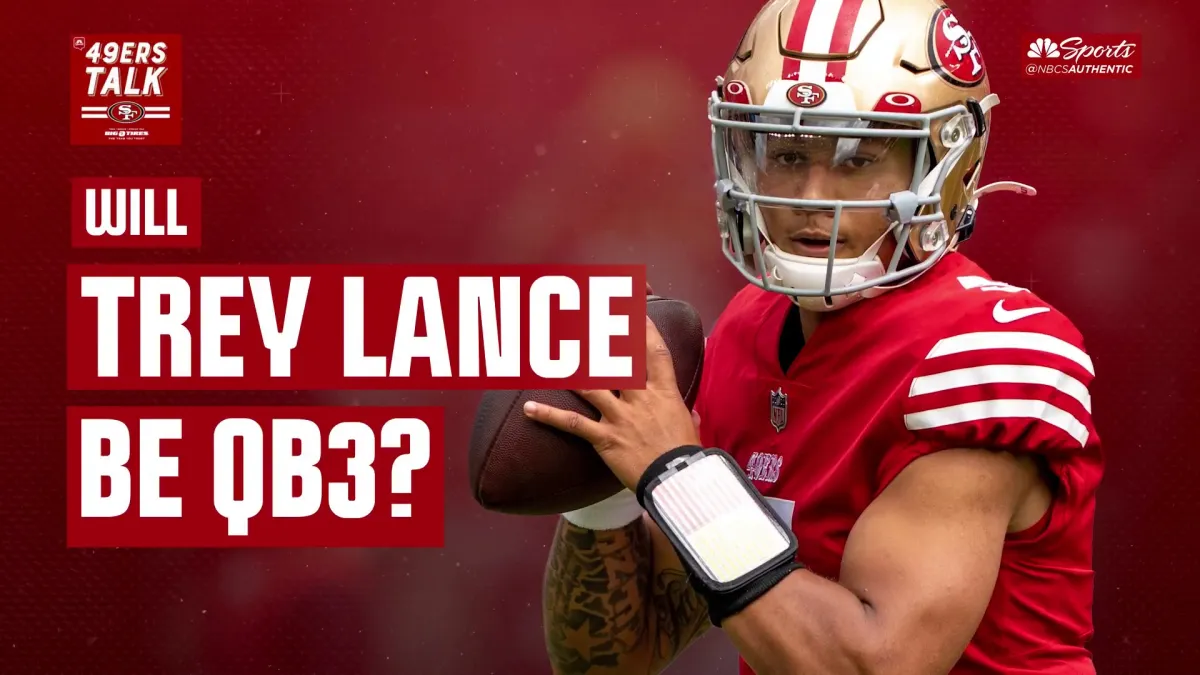Will Trey Lance be QB3 on 49ers' depth chart? – NBC Sports Bay Area &  California