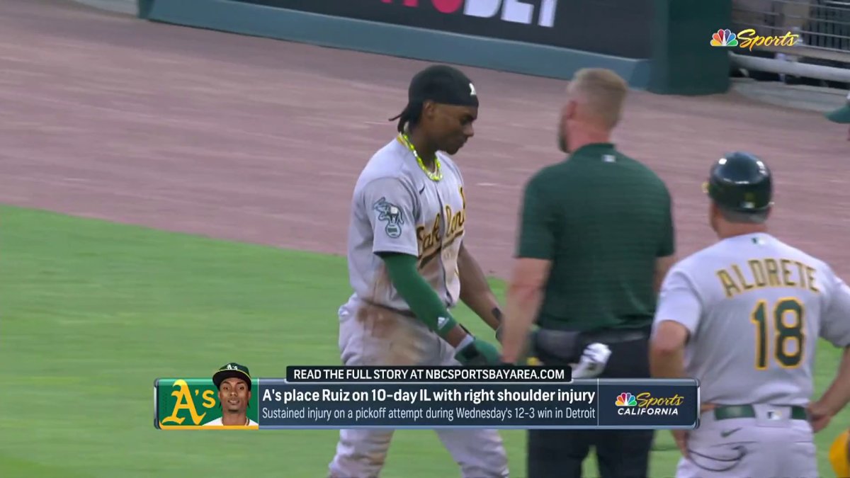 A's Rookie Esteury Ruiz steals 43rd base, makes history!