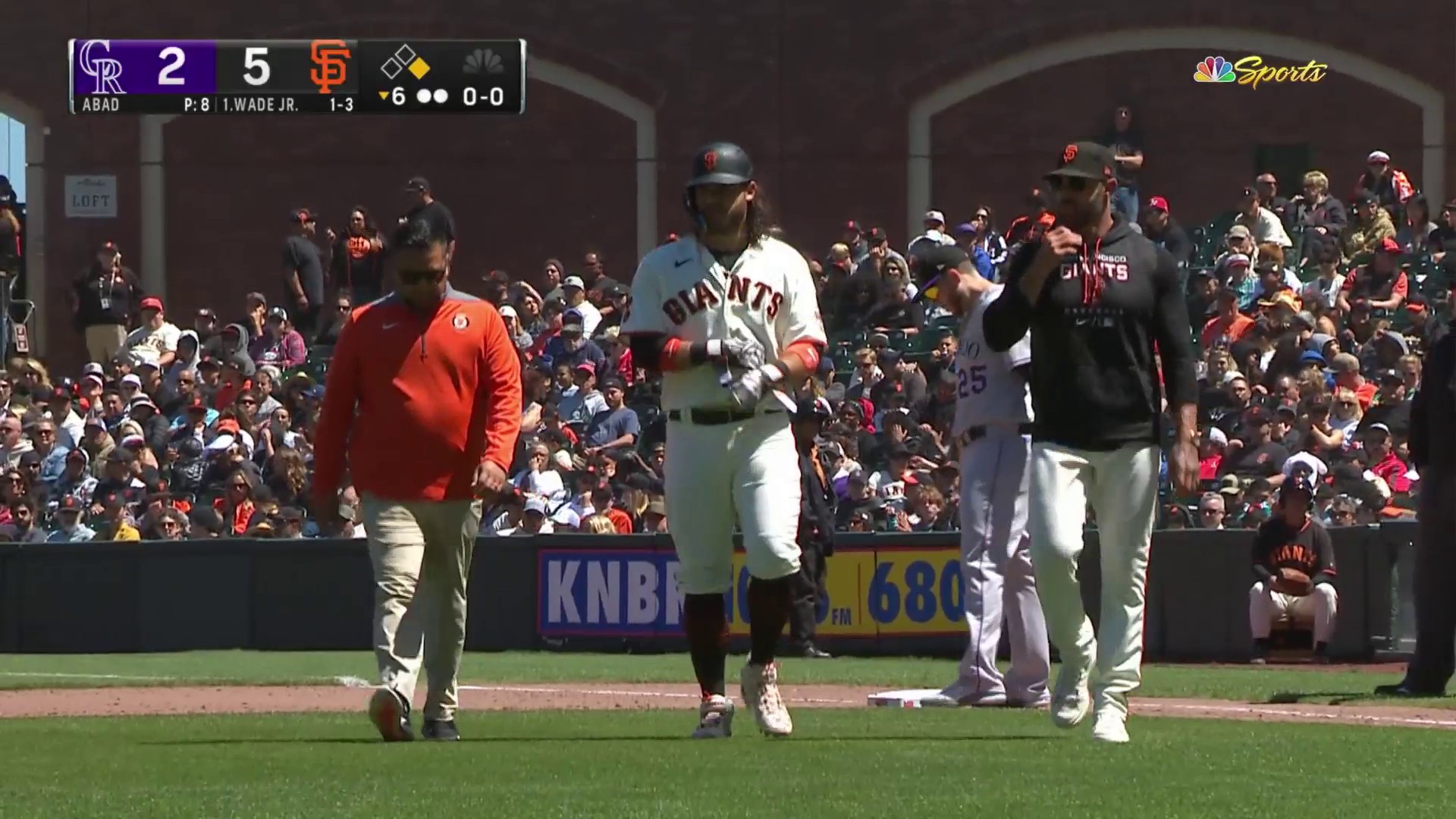 Giants' Brandon Crawford exits game early with strained groin – East Bay  Times