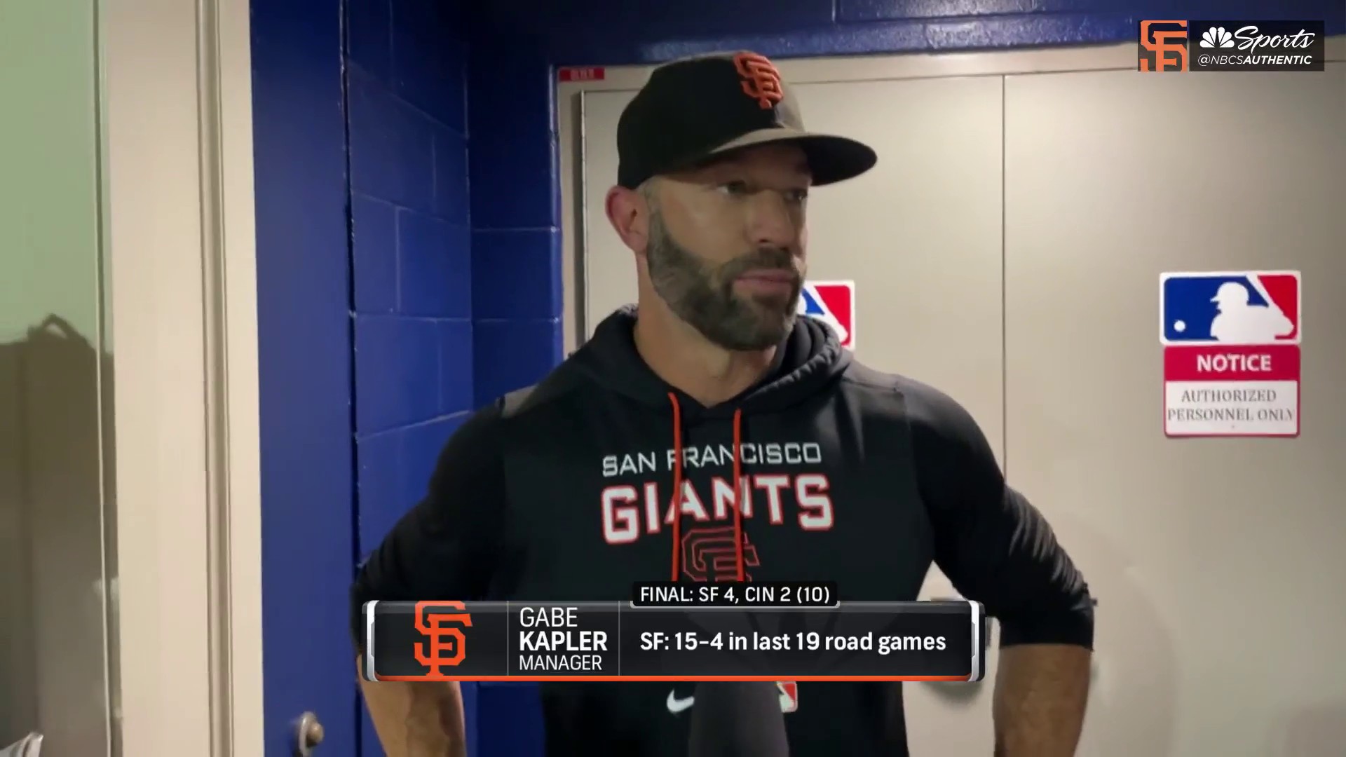 Giants manager Gabe Kapler has put the pieces together for San Francisco