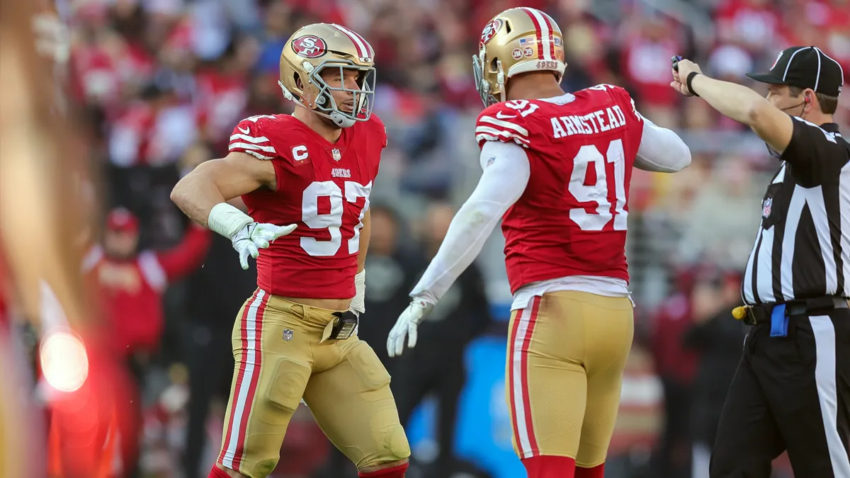 Nick Bosa's 49ers contract situation doesn't worry Arik Armstead