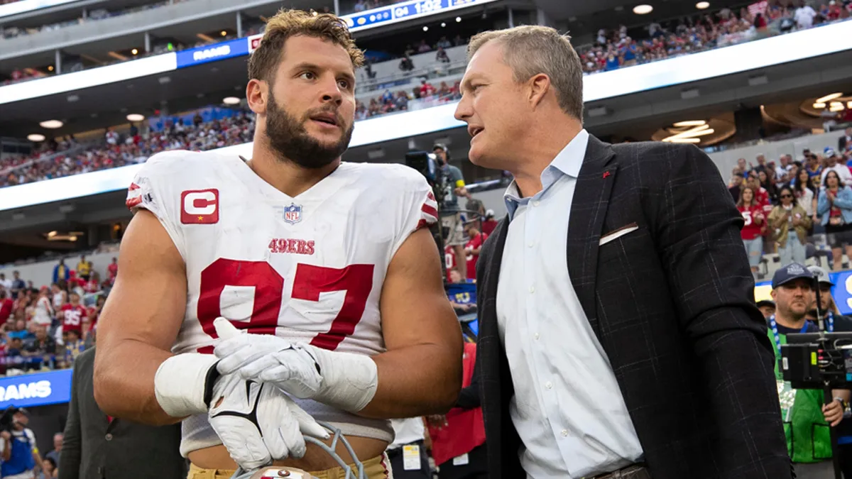 49ers' John Lynch 'confident' Nick Bosa extension will come