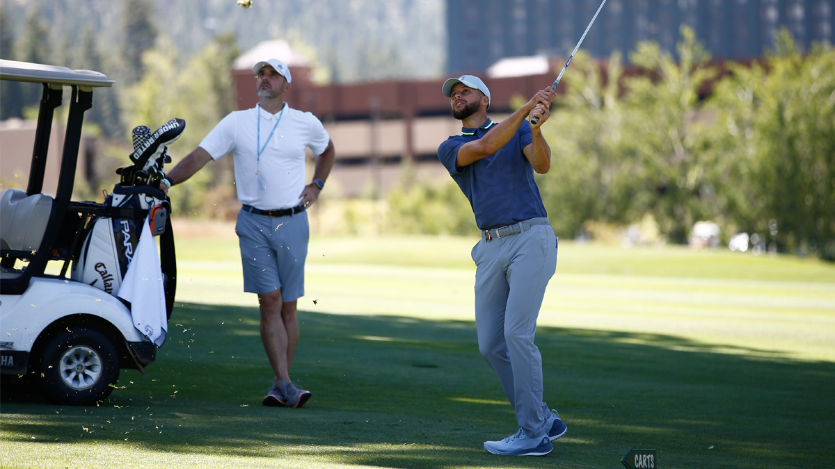 Steph Curry jokingly admits to annoying family by watching his golf ...