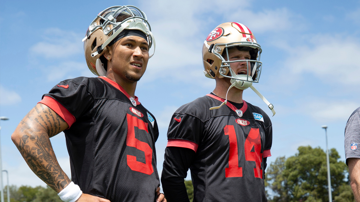 49ers QB Trey Lance fully cleared to practice ahead of OTAs