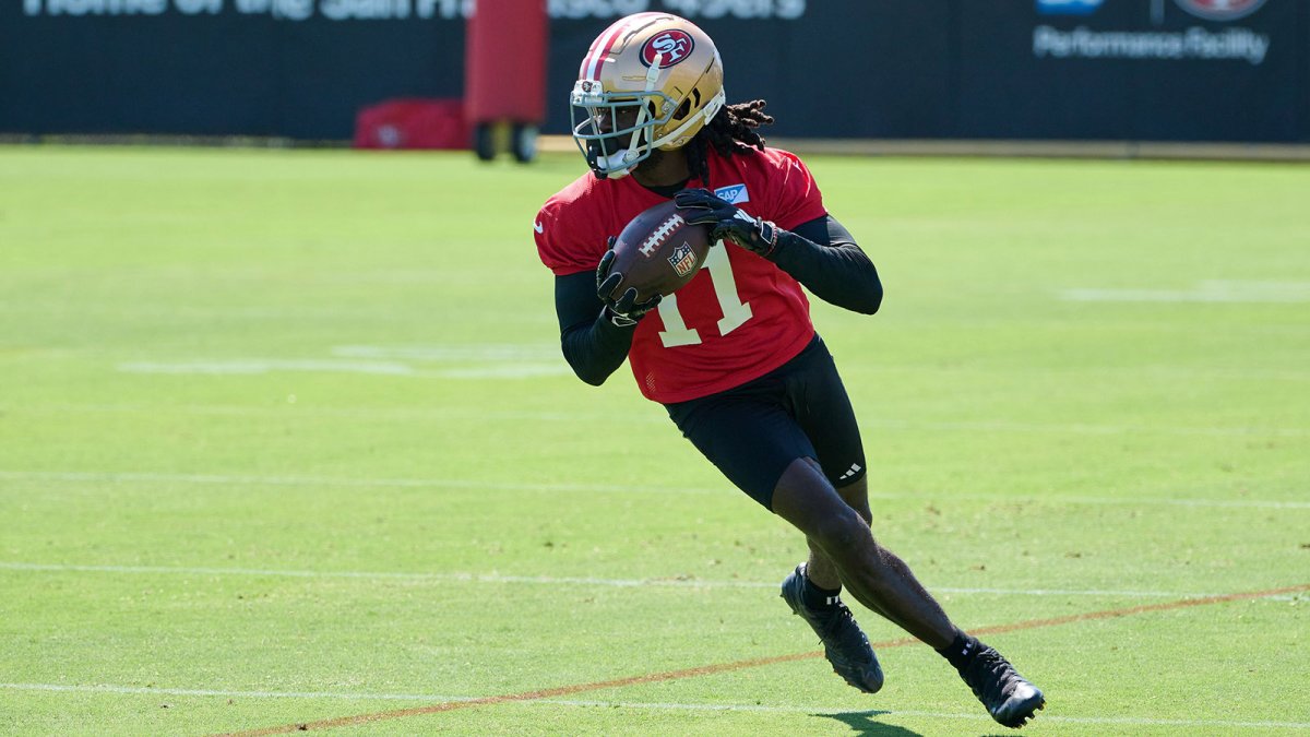 49ers Brandon Aiyuk steals the show during Day 4 of training camp