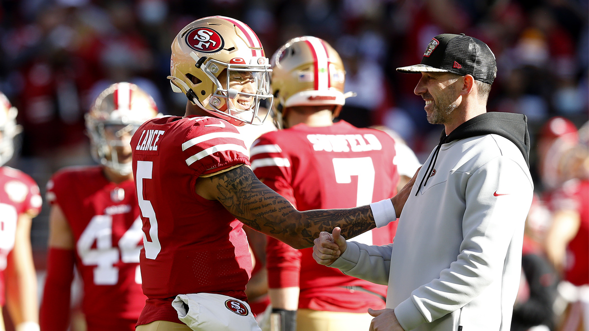 49ers GM John Lynch comments on trading QB Trey Lance to the