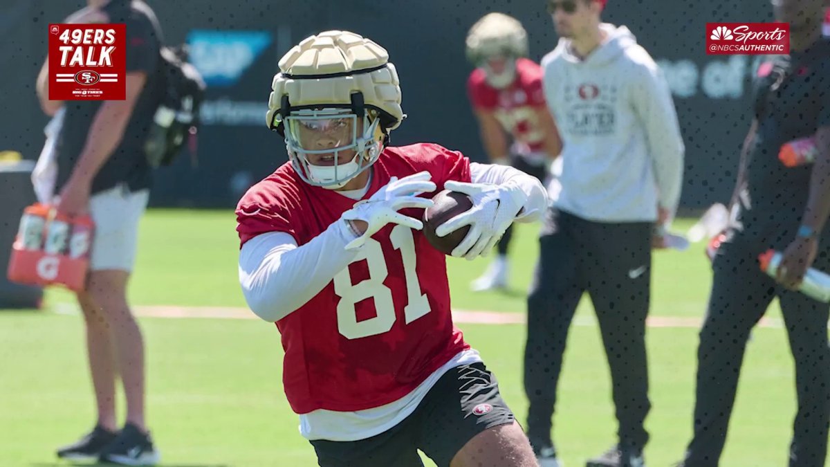 Why Kyle Shanahan's 49ers offense 'hard' for rookie tight ends to learn –  NBC Sports Bay Area & California