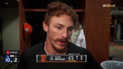 Gabe Kapler believes Wade Meckler's 'video-game numbers' will give Giants  lift