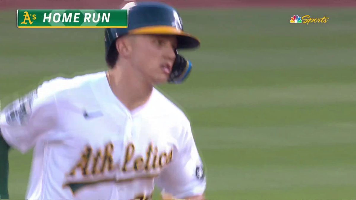 WATCH: Zack Gelof Hits First-Career MLB Home Run - Sports