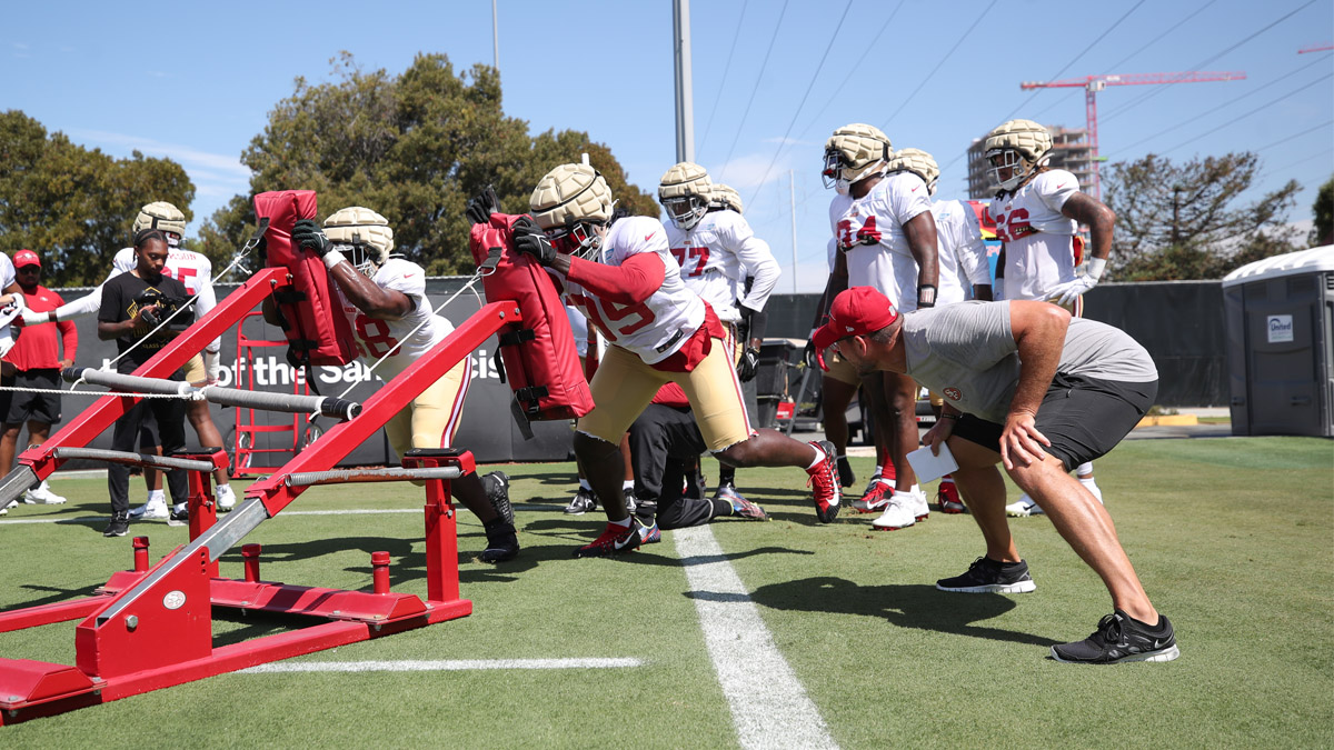 49ers training camp report: Trey Lance thrives in two-minute drill vs.  Raiders – NBC Sports Bay Area & California