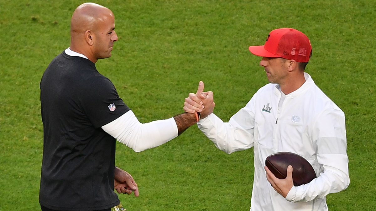 49ers’ Kyle Shanahan reflects on Robert Saleh’s Levi’s Stadium return