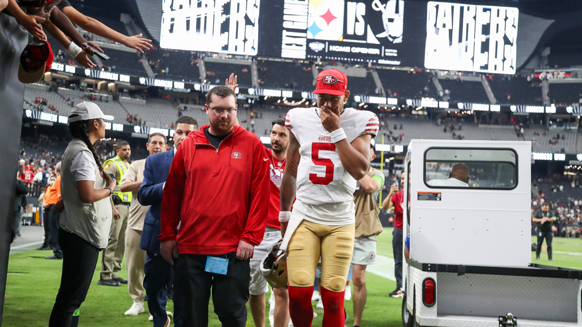 Kyle Shanahan finds positives in 49ers QB Trey Lance’s play vs. Raiders