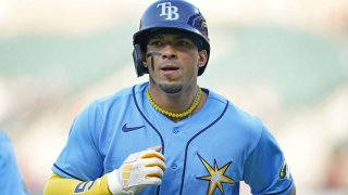 The Rays placed Wander Franco on the restricted list in a move that will sideline him for at least six games while MLB conducts an investigation.