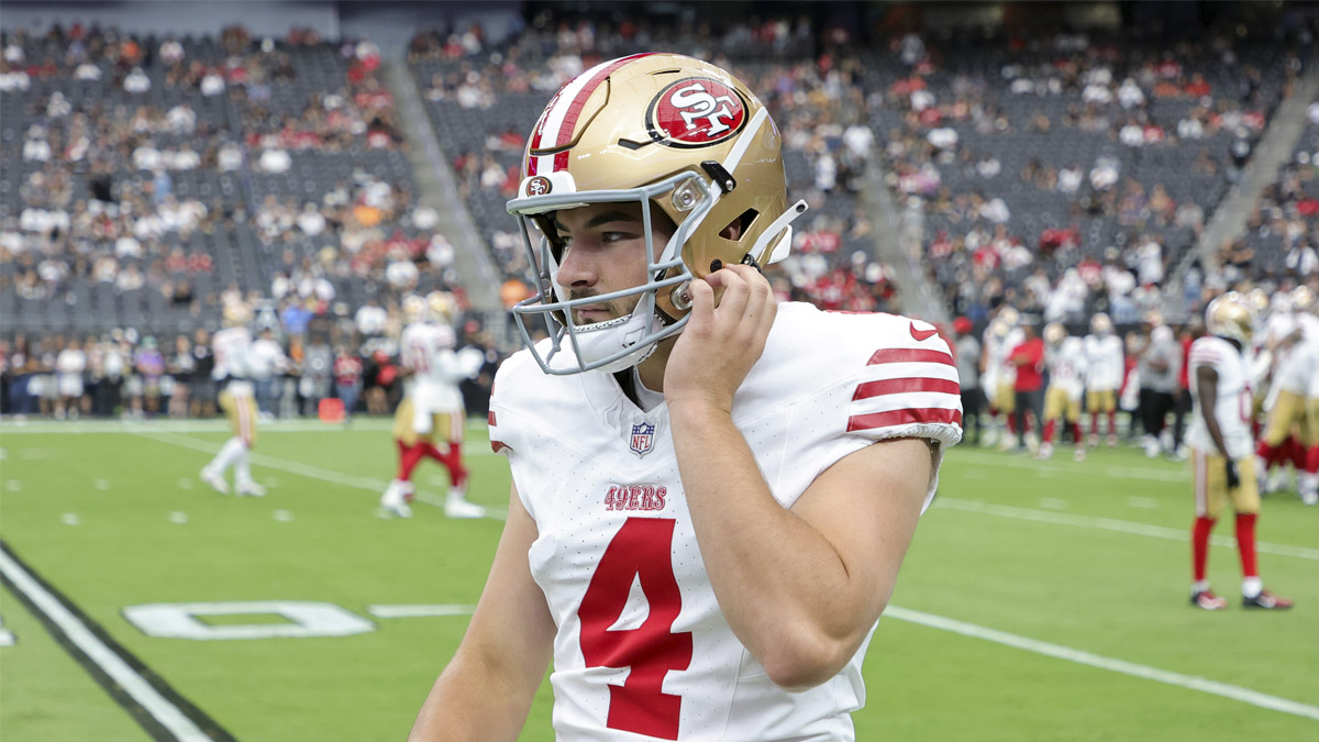 49ers Kicker Jake Moody Out With Leg Injury; Zane Gonzalez In Vs ...