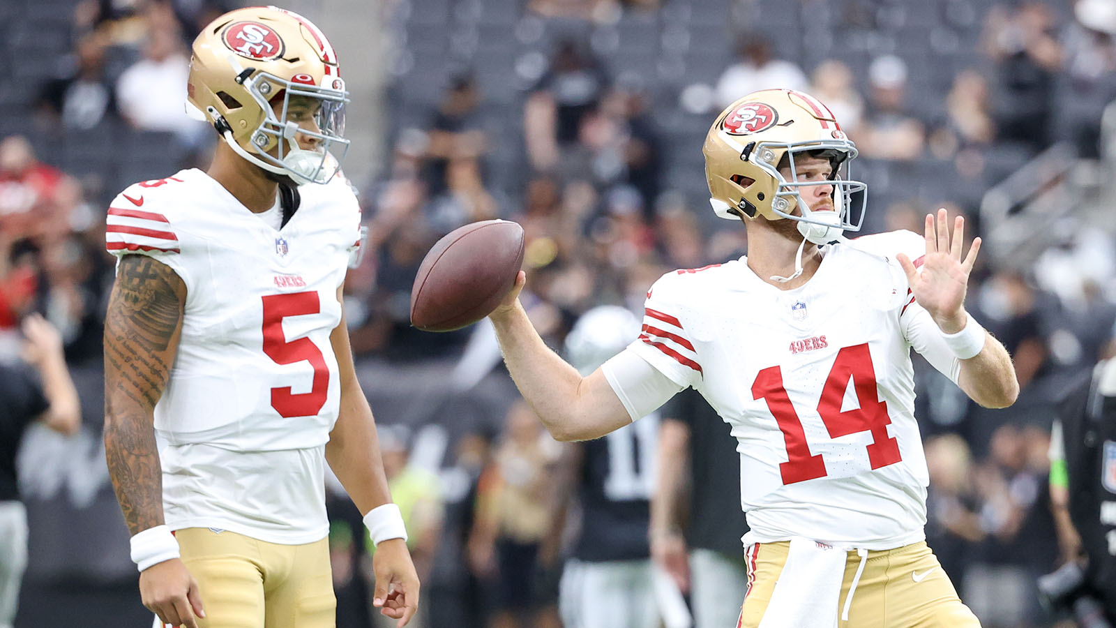 Source: 49ers to explore Trey Lance options as Sam Darnold wins No. 2 QB  job – NBC Sports Bay Area & California