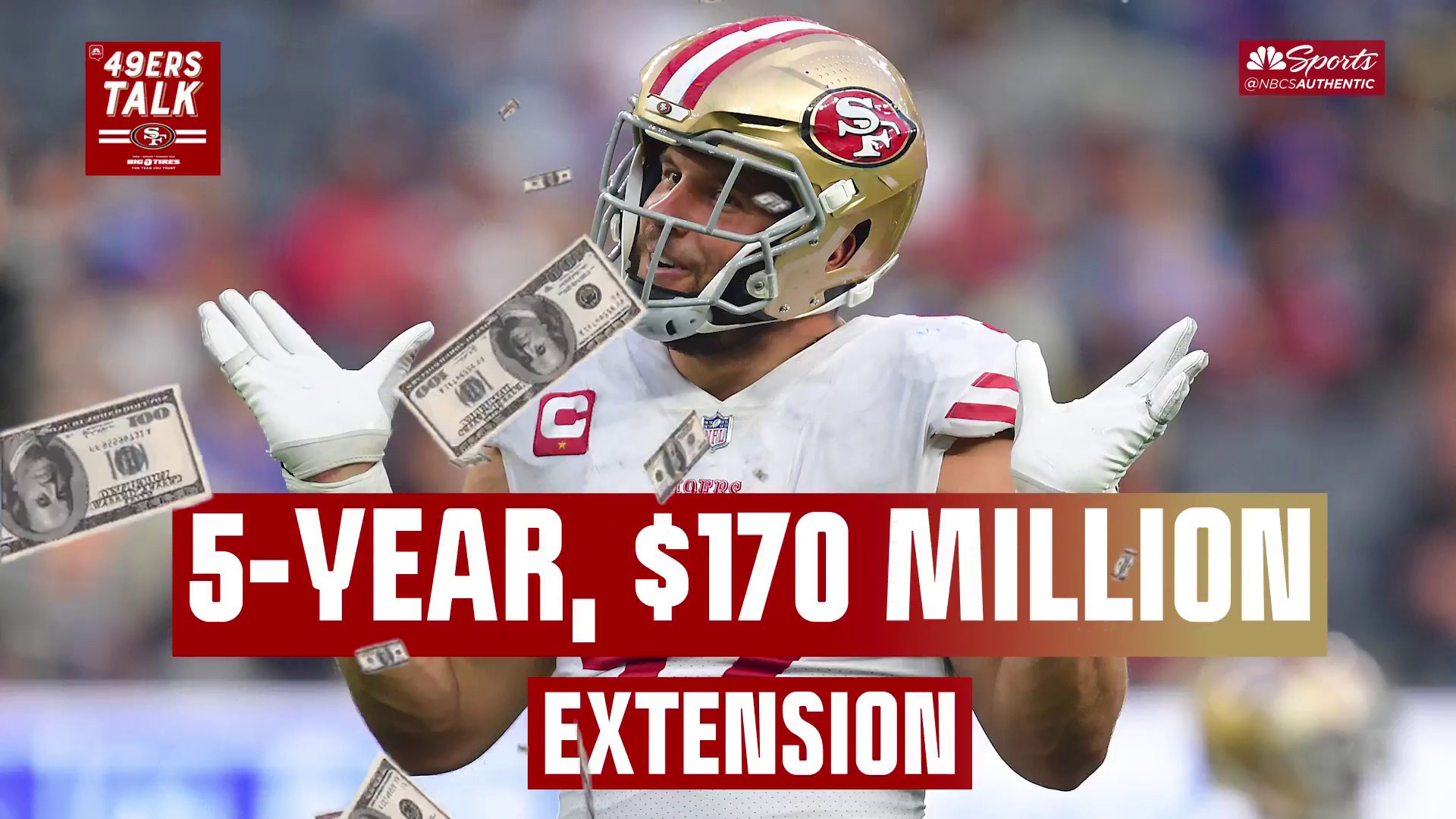 49ers' Nick Bosa agrees to record-setting $170M extension