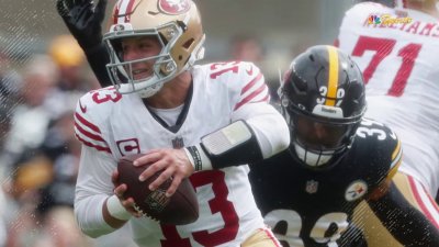 Brock Purdy's calmness shines in 49ers' 30-7 win vs. Steelers – NBC Sports  Bay Area & California