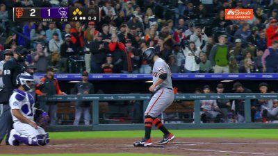 Haniger blasts 2-run HR to solidify Giants' lead over Rockies