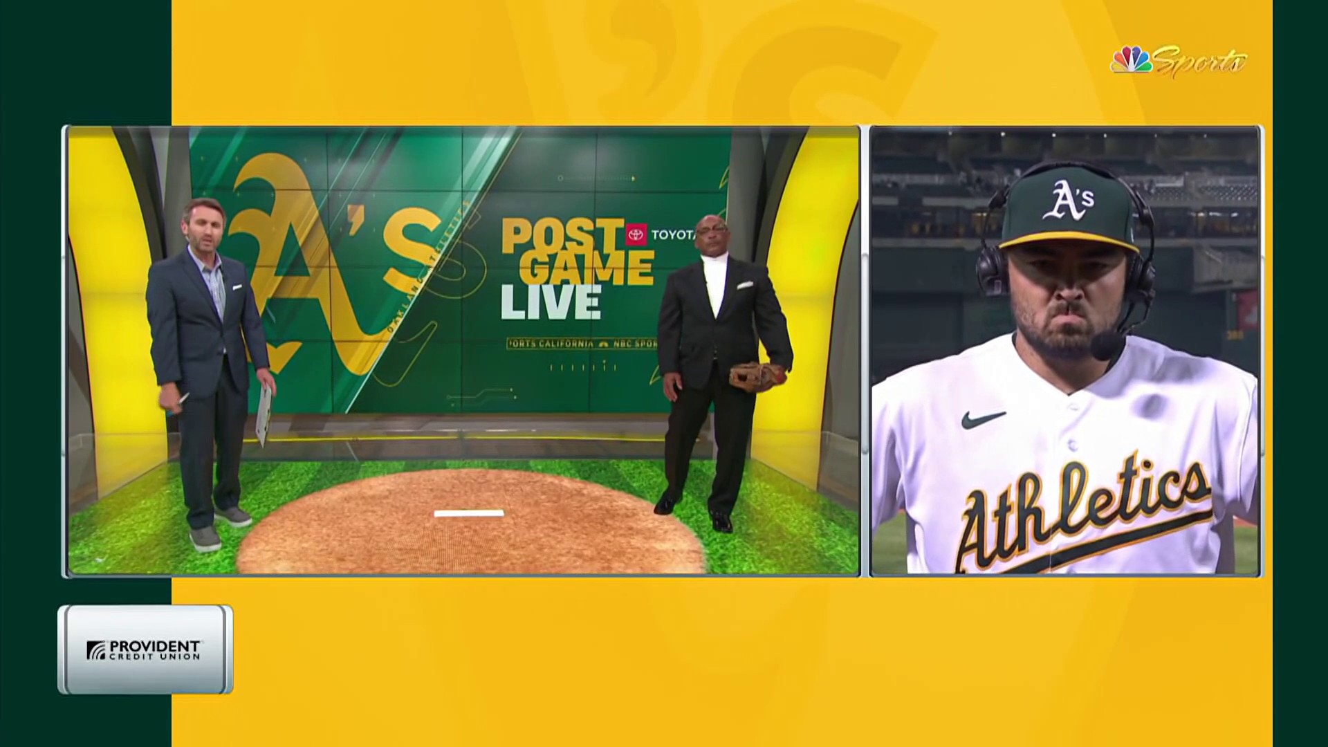 Athletics Shea Langeliers discusses go-ahead pinch-hit homer vs