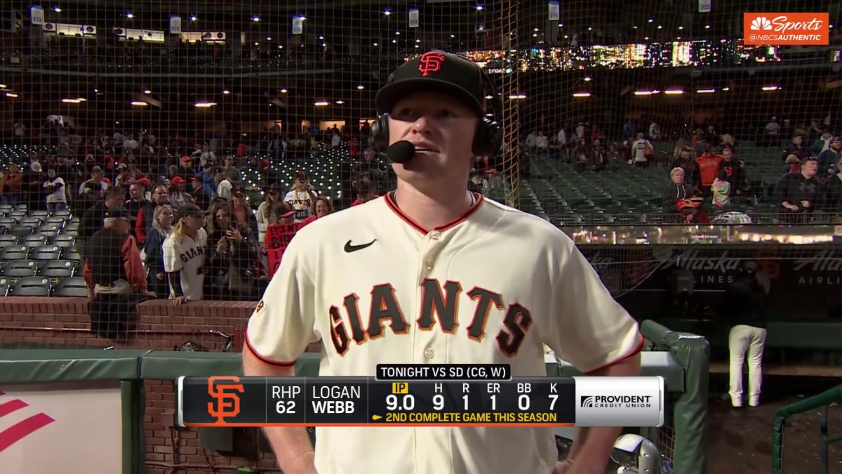 SF Giants on NBCS on X: Logan Webb says he called his own game