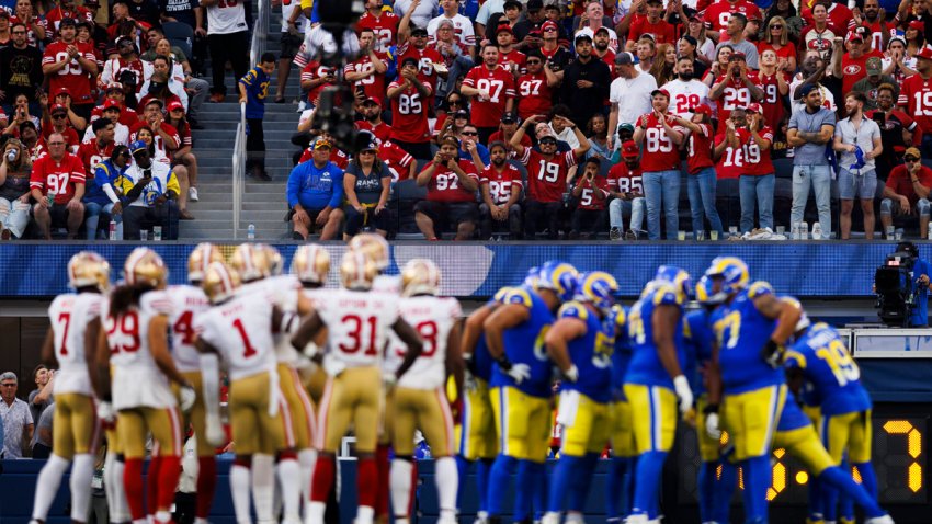 49ers fans are projected to outnumber Rams fans at SoFi Stadium