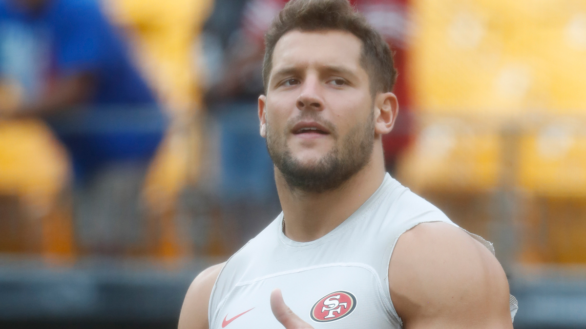 Nick Bosa's ready for 49ers' Week 1 matchup against Steelers after 'weight  lifted' with new contract – NBC Sports Bay Area & California