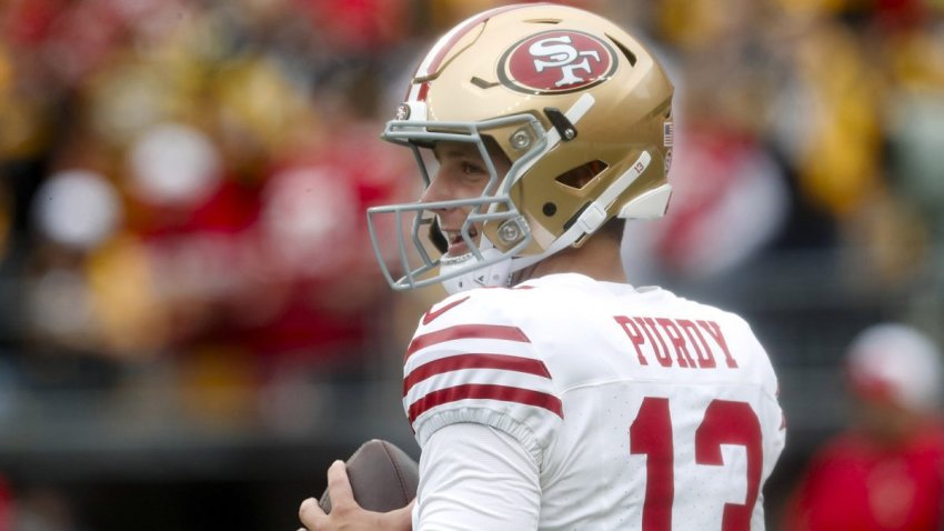 How Brock Purdy's dad's UCL injury guided 49ers QB in recovery, rehab – NBC  Sports Bay Area & California