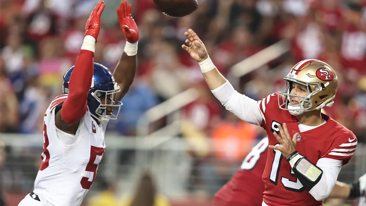 Brock Purdy, 49ers’ offense makes Giants pay for blitz-happy approach – NBC Sports Bay Area & California Brock Purdy, 49ers’ offense makes Giants pay for blitz-happy approach – NBC Sports Bay Area & California