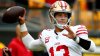 Where 49ers' Purdy ranks among NFL QBs in checkdown passes