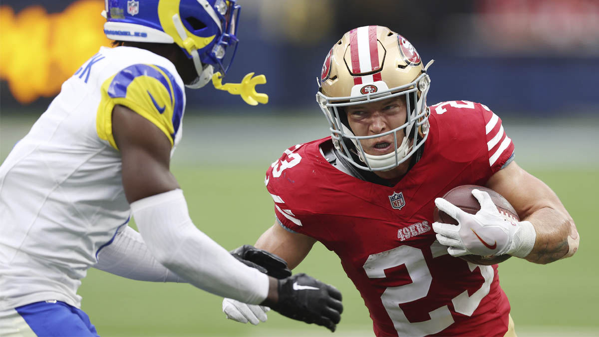 Christian McCaffrey makes NFL history in 49ers' win over Rams