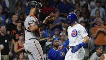 Joc Pederson, Giants struggle on defense in loss to Cubs