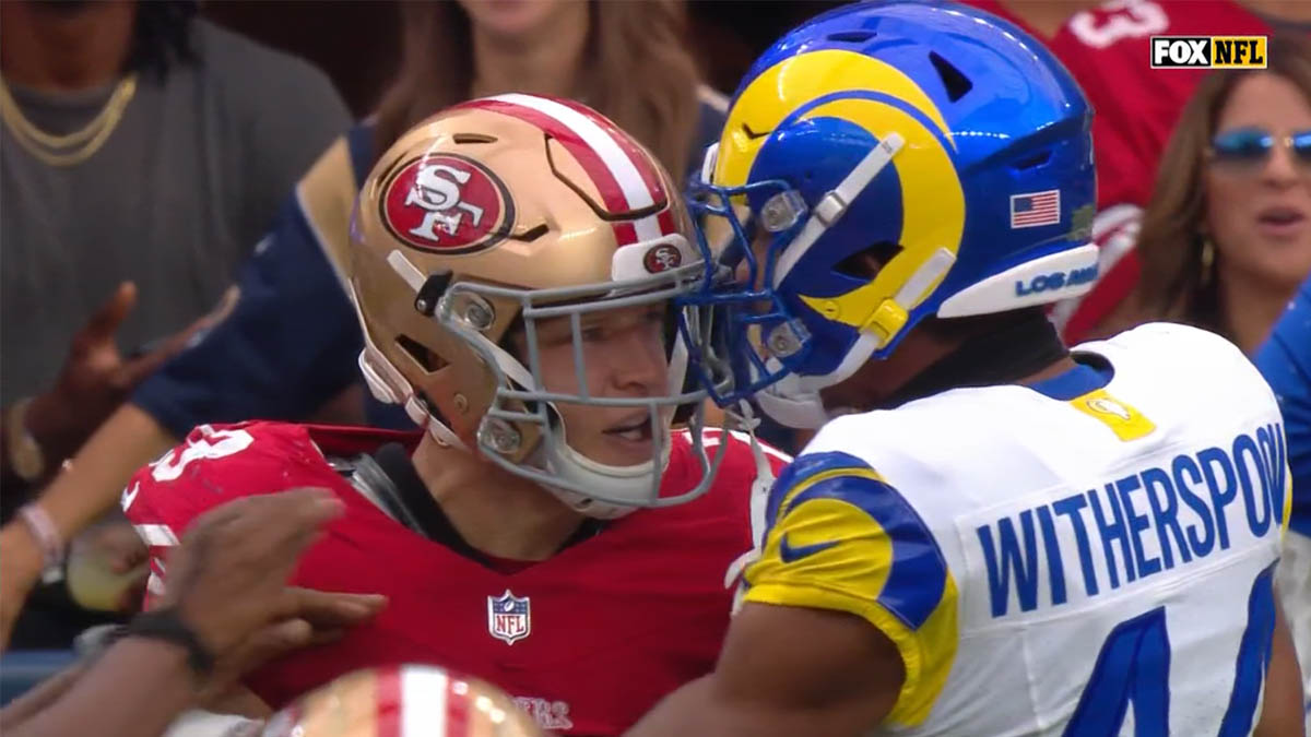 Christian McCaffrey jokingly recaps brouhaha with Rams' Ahkello