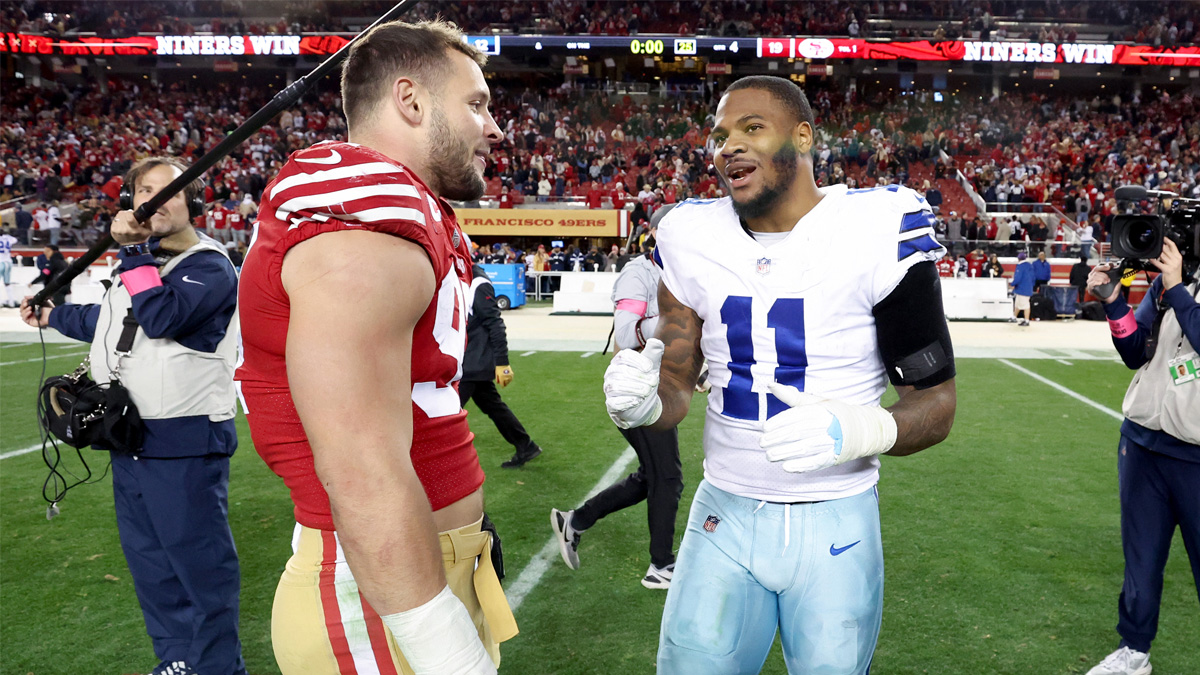 Nick Bosa ranks himself, Maxx Crosby as top two 2022 NFL pass-rushers – NBC  Sports Bay Area & California