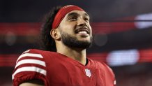 49ers' Talanoa Hufanga dunks on Cardinals' James Conner after postgame  scuffle – NBC Sports Bay Area & California