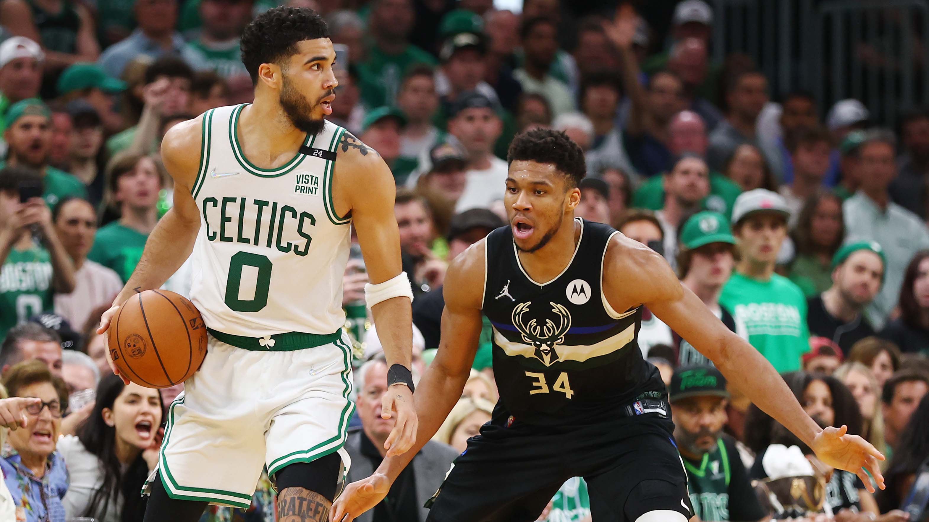 Who Is Favored To Win The 2024 NBA Finals NBC Sports Bay Area   231003 Tatum Giannis Getty 