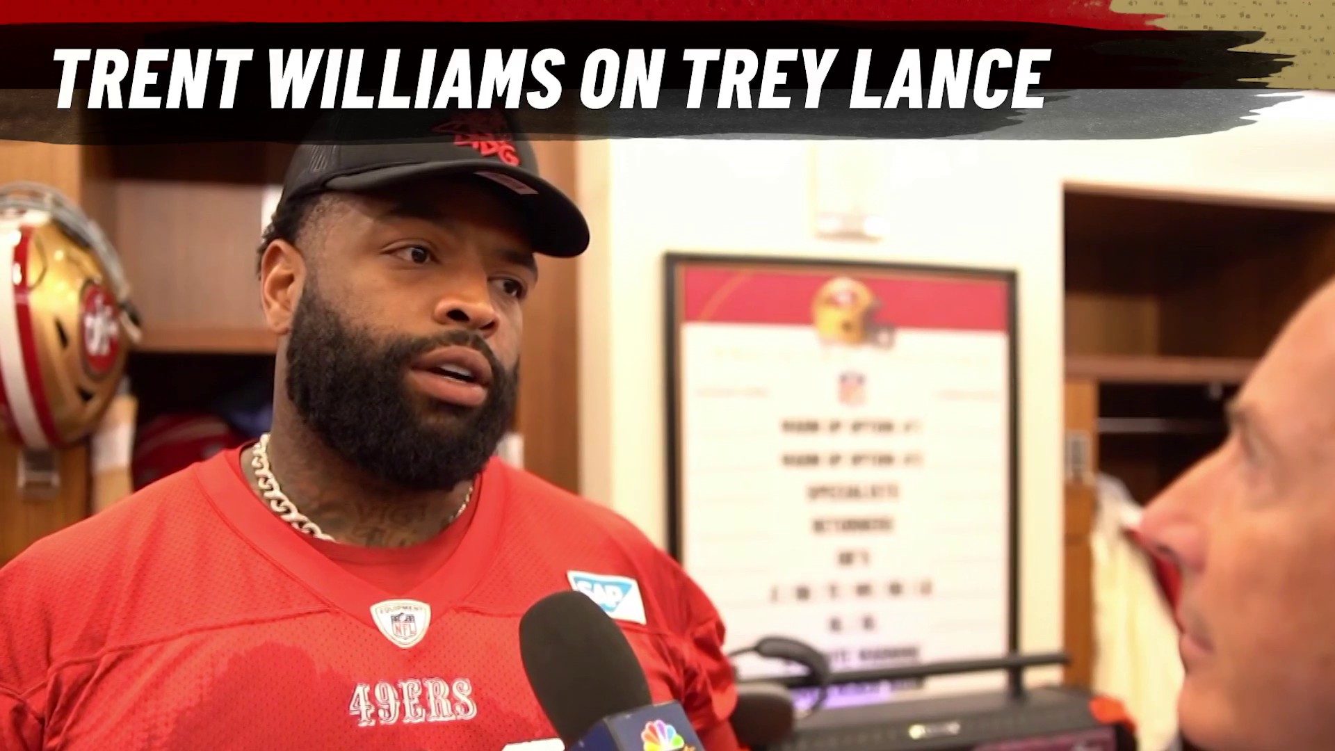 Trent Williams Calls Trey Lance 'Poised and Confident'