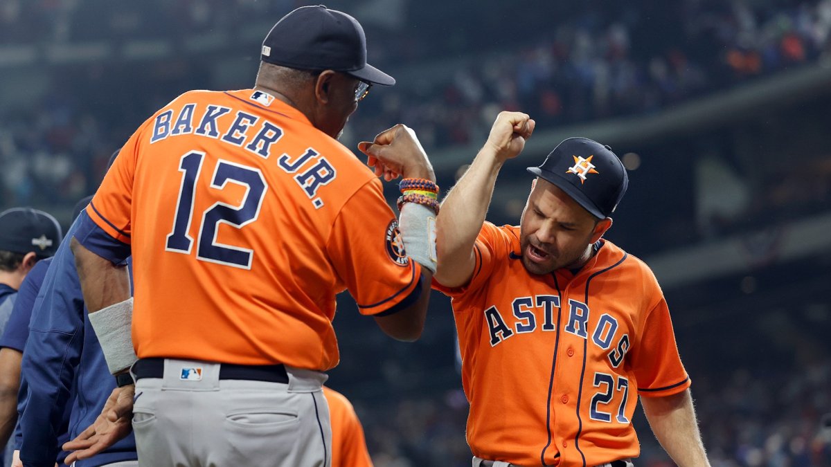 Altuve and Javier lead Astros to 8-5 win at Rangers as Houston closes to  2-1 in ALCS - NBC Sports