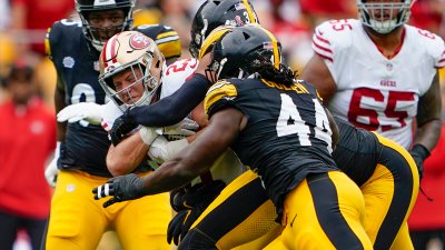 49ers' Brock Purdy, George Kittle mischievously embrace Iowa college  rivalry – NBC Sports Bay Area & California