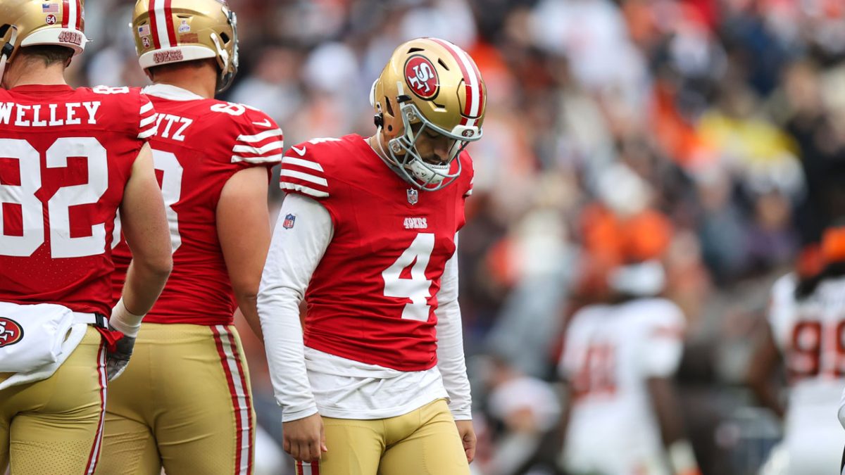 49ers rookie Jake Moody takes possession of lost game-winner vs. Brown – NBC Sports Bay Area and California