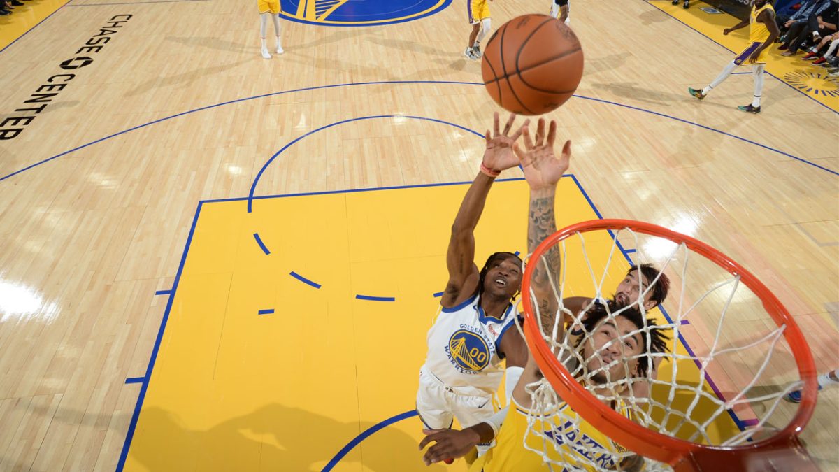 Golden State Warriors' Brandin Podziemski poses for a photo with News  Photo - Getty Images