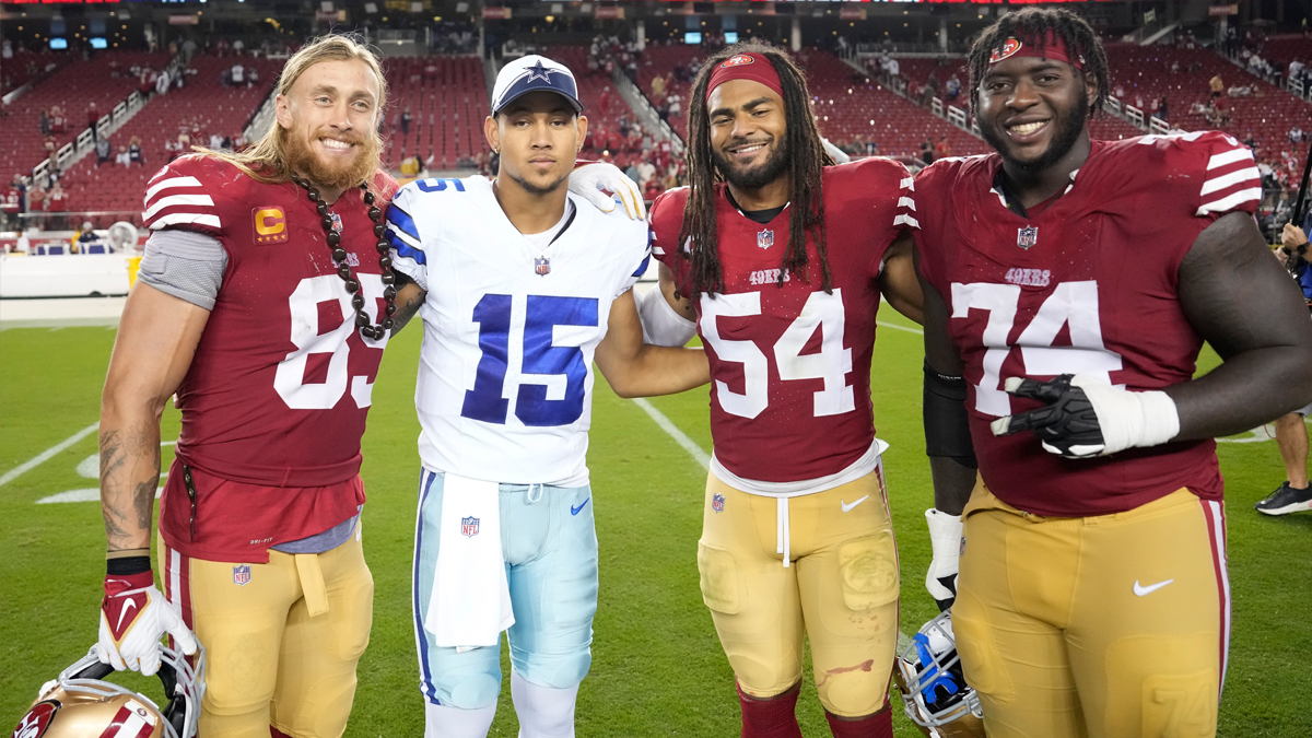 Sunday Night Football on NBC - George Kittle comes in at the top