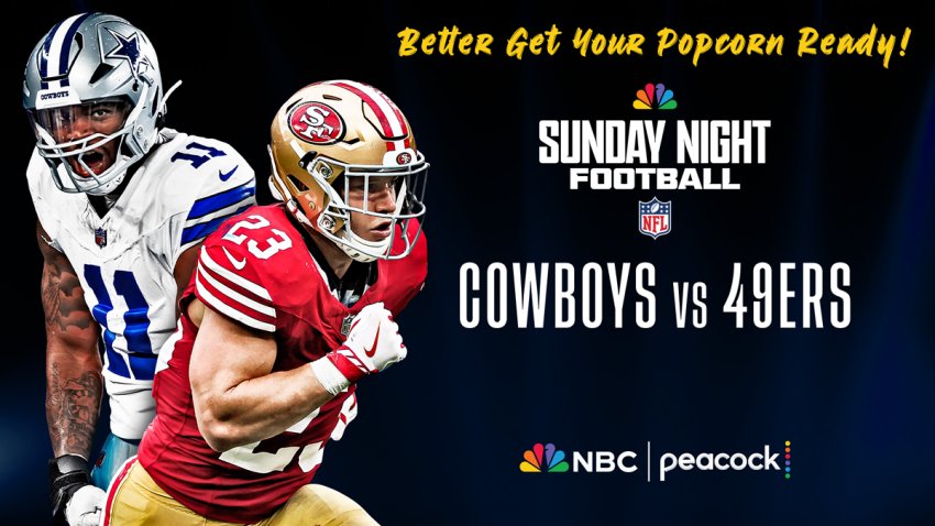 NFL Sunday Night Football Schedule 2022: How to watch marquee matchups on  NBC – NBC Sports Bay Area & California