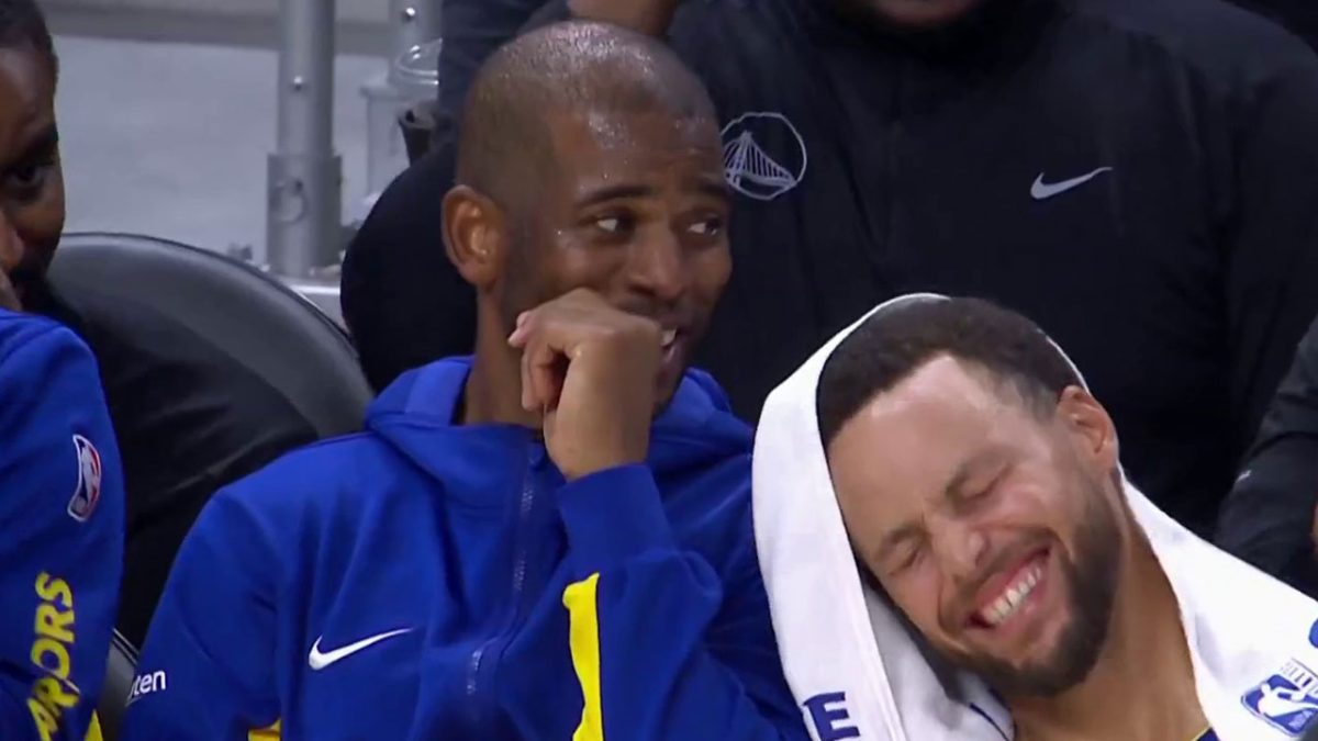 Steph Curry, Chris Paul beside themselves after errant Jonathan Kuminga pass – NBC Sports Bay Area & California
