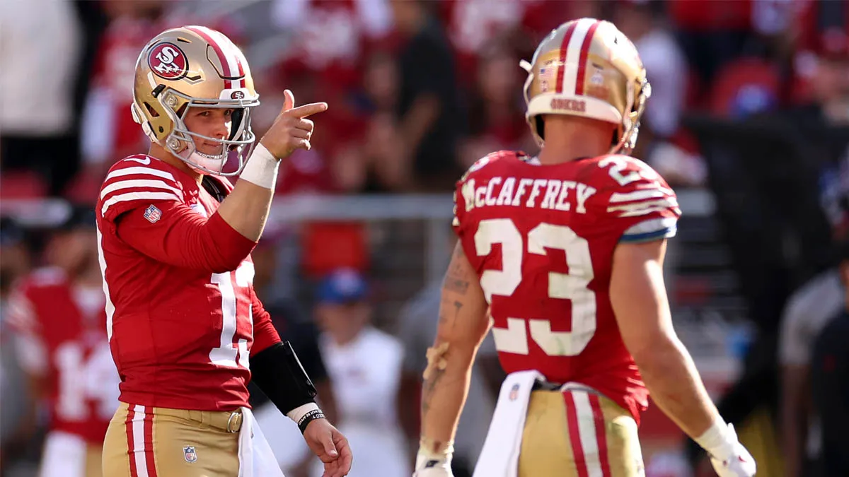 Brock Purdy having Christian McCaffrey in 49ers' backfield is 'like heaven'  – NBC Sports Bay Area & California