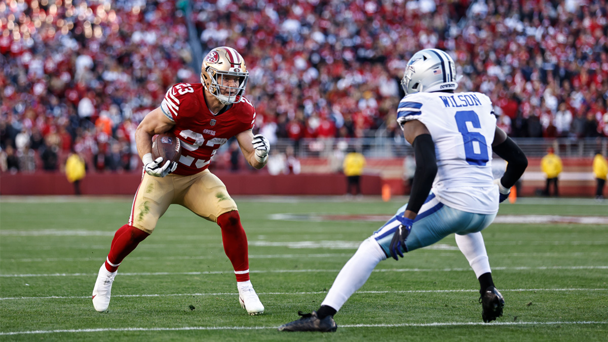 49ers' Christian McCaffrey named NFC Offensive Player of the Week