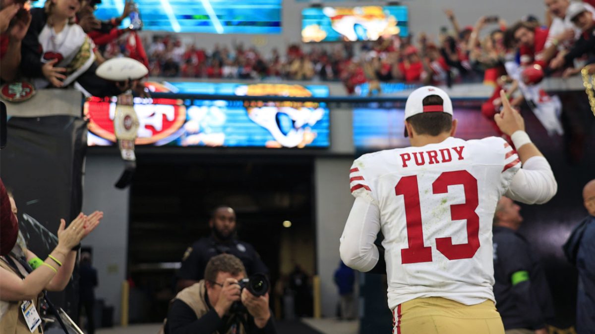 Photo of George Kittle beeindruckte mit Brock Purdys Reaktion auf Widrigkeiten beim 49ers-Sieg – NBC Sports Bay Area & California