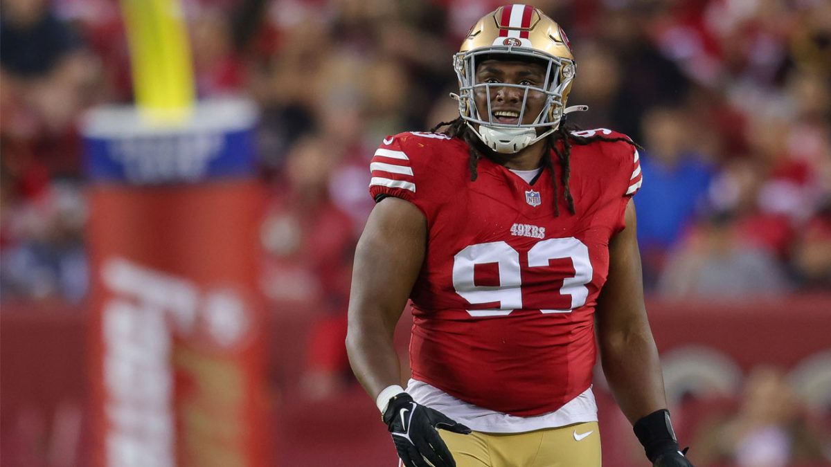 49ers place D-lineman Kalia Davis on injured reserve with ankle injury ...